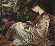 Dante Gabriel Rossetti La Pia de' Tolomei oil painting on canvas
